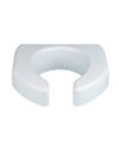 Raised Toilet Seat Ableware Basic 3 Inch Height White 350 lbs. Weight Capacity